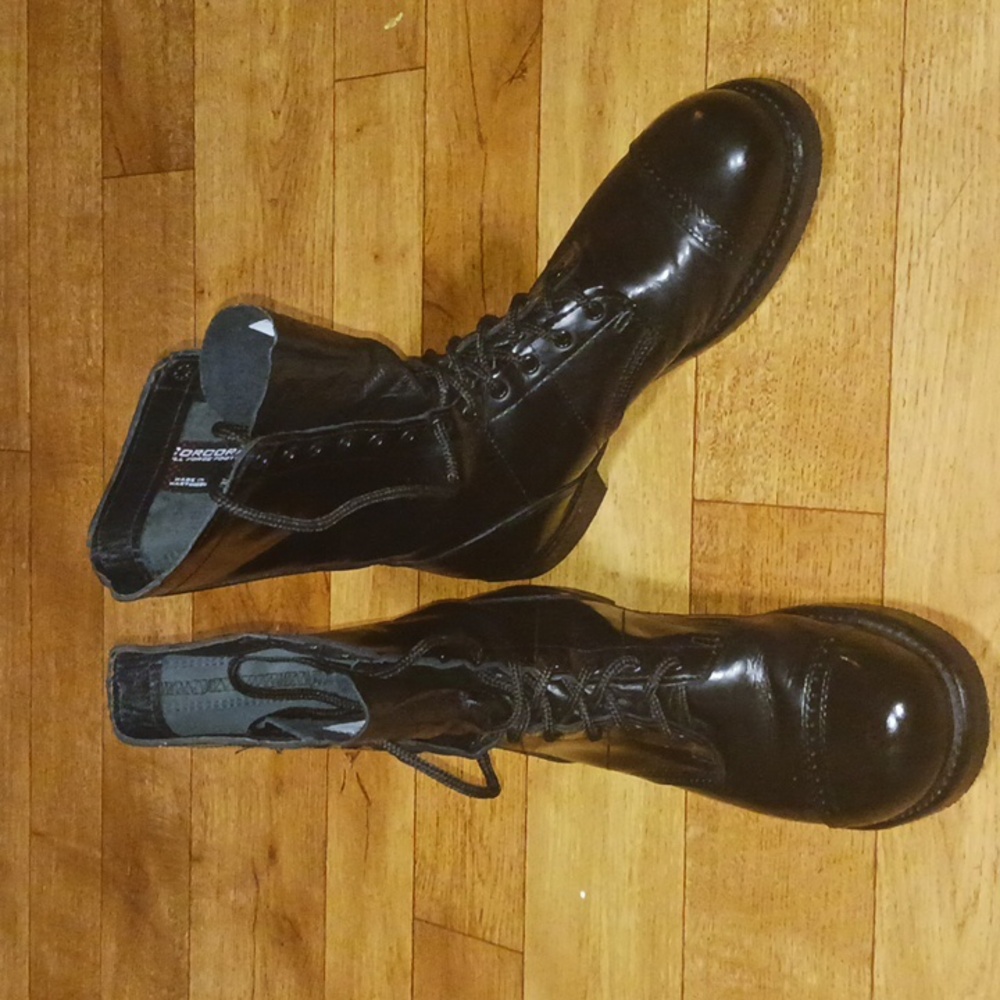 Corcoran  1500  Black Leather Jump  Boot Men’s Size 11 D USA Military Tactical
